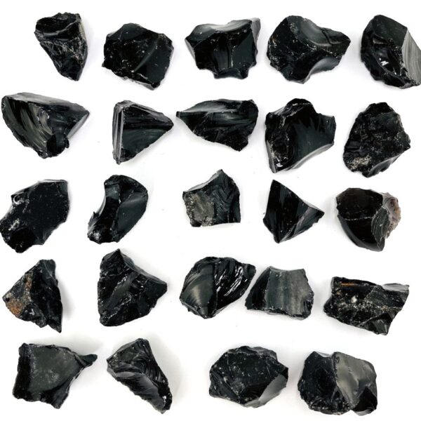 Raw Natural Black Obsidian