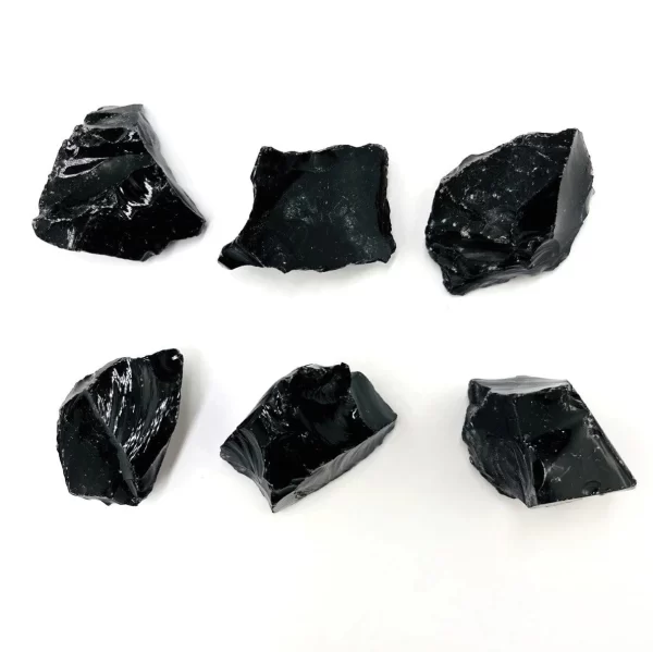 Raw Natural Black Obsidian - Image 2