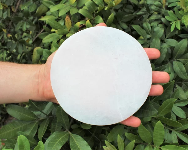 Polished Selenite Charging Plates